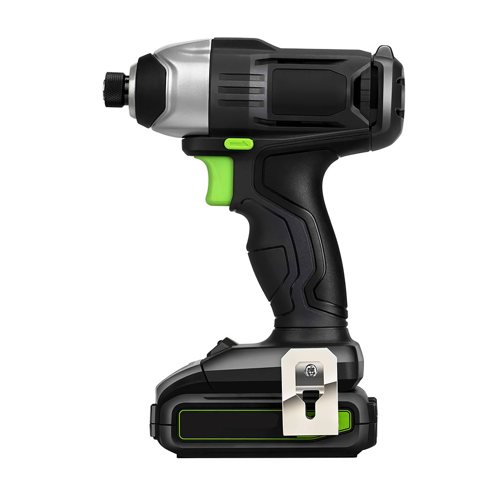 Cordless Impact Driver 20V 14 Inch Hex Quick Change with Battery