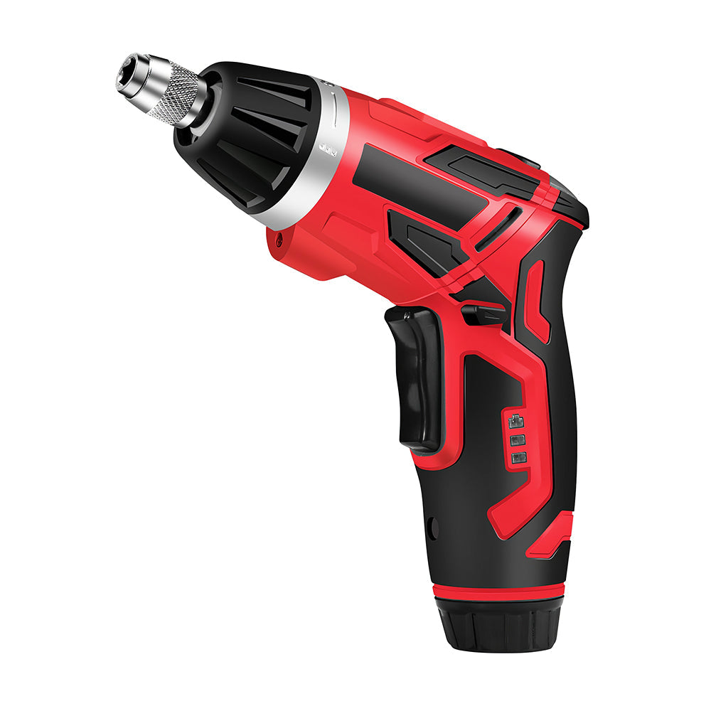 Cordless Electric Screwdriver 4V Rechargeable with LED and 11 Bits