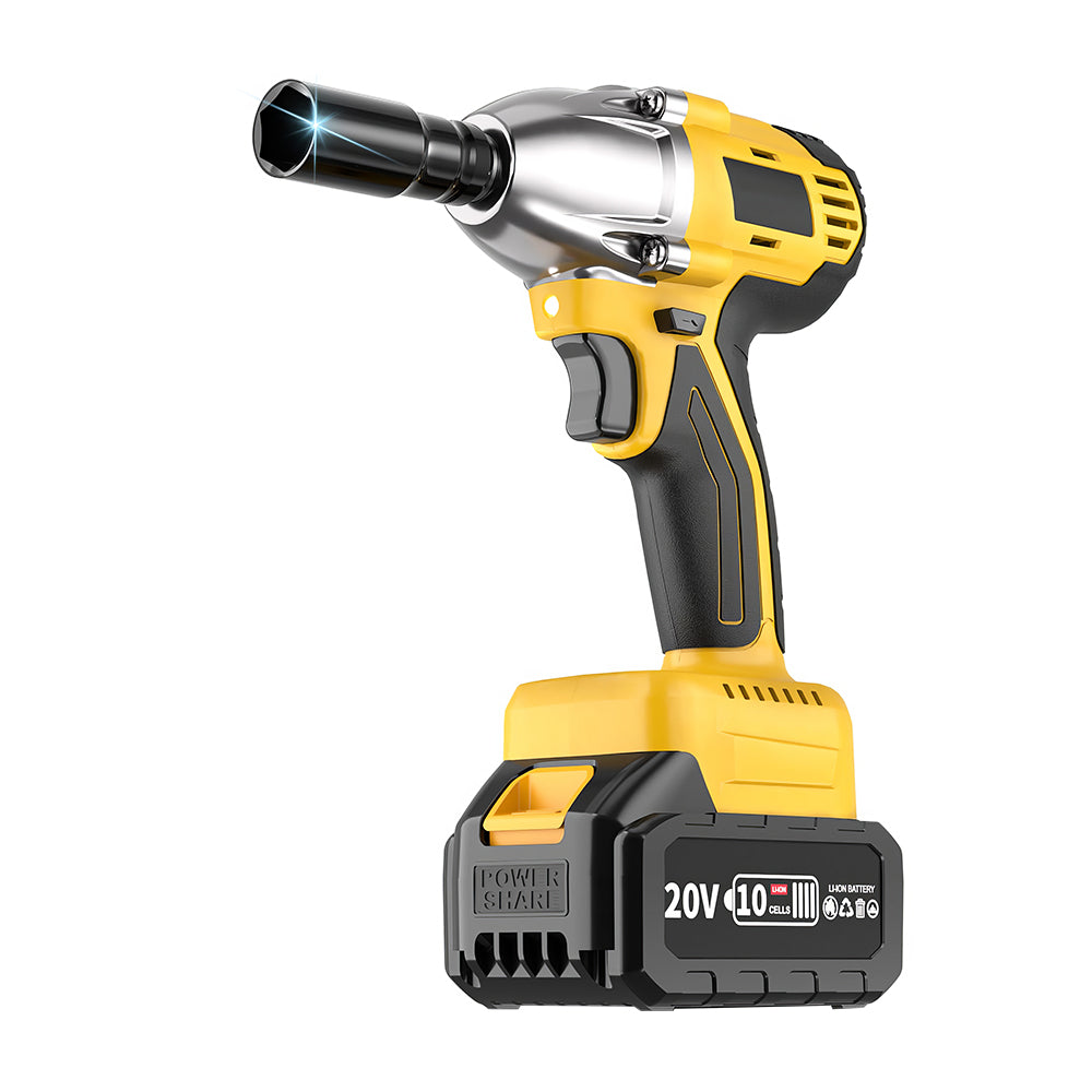 Cordless Impact Wrench 20V 430Nm Brushless 12 Drive with Battery