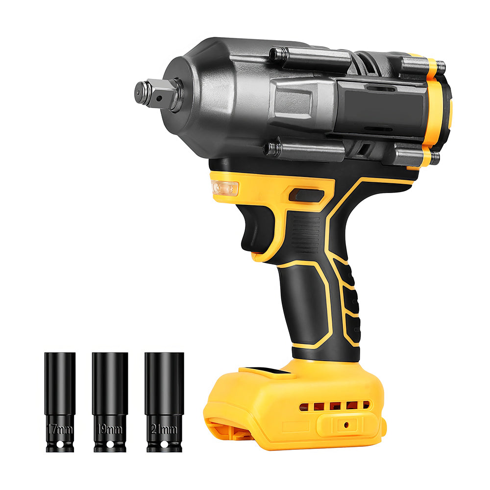 Cordless Impact Wrench 20V 1200Nm Brushless 12 Drive with LED Light