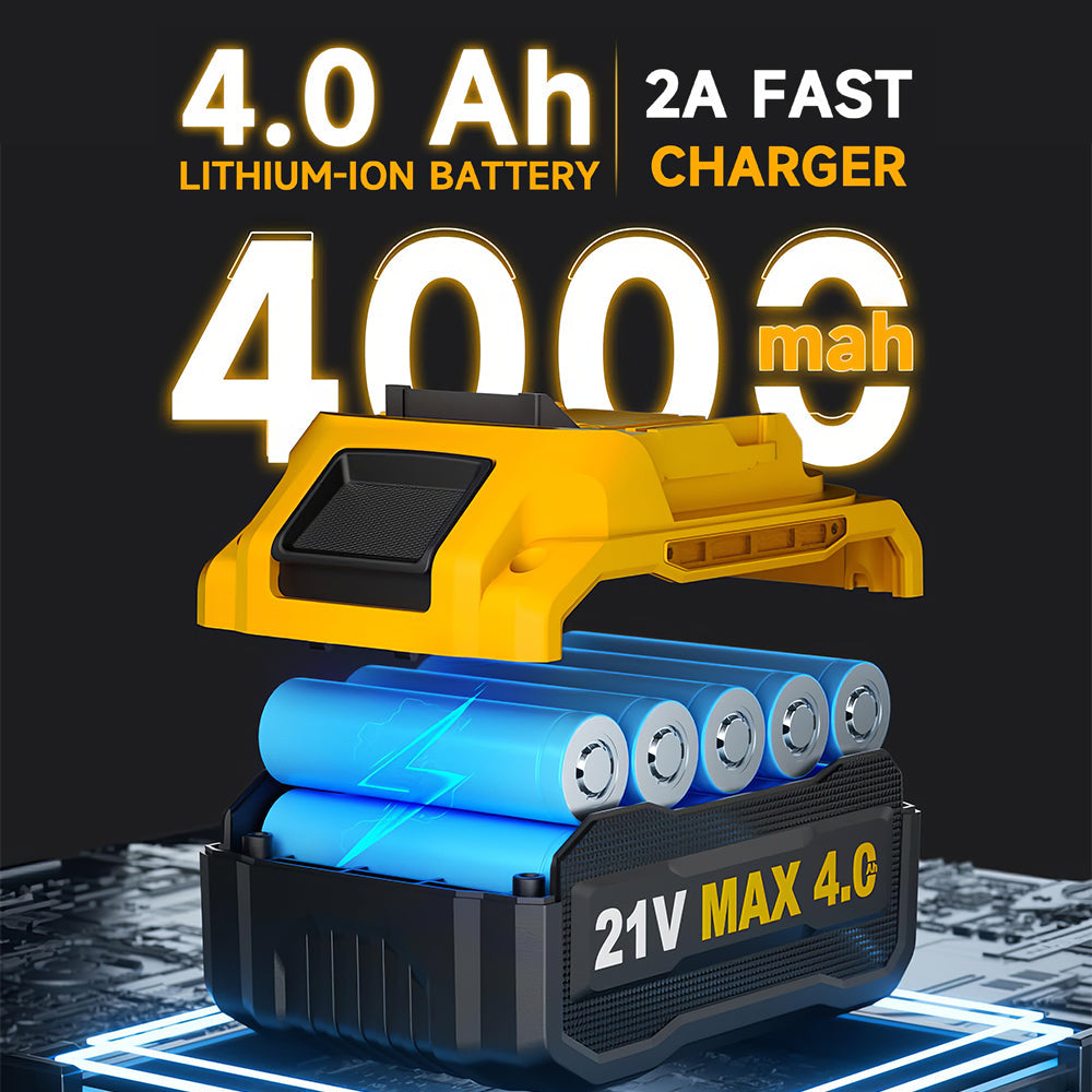 Cordless Impact Wrench 479Ft lbs High Torque 1/2 Inch with Battery