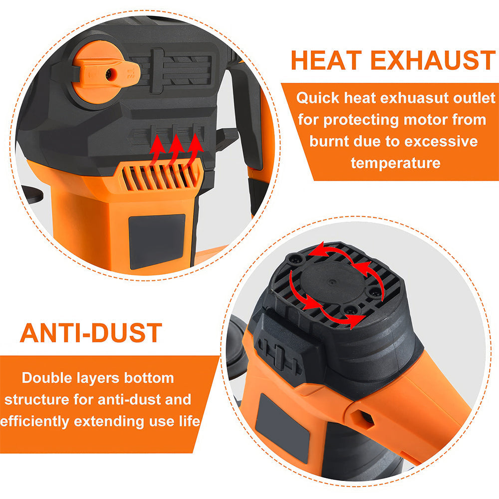 13 Amp Rotary Hammer Drill with Safety Clutch